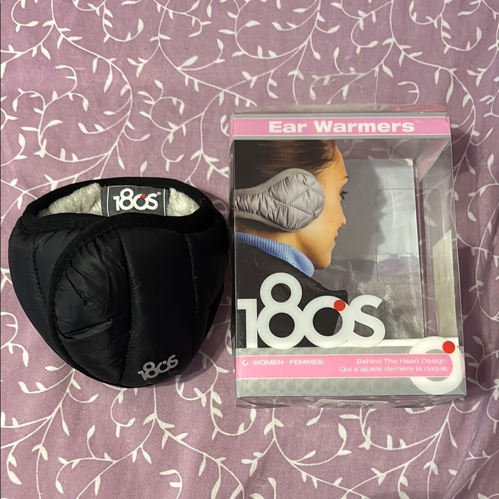 18os Black Ear Warmers